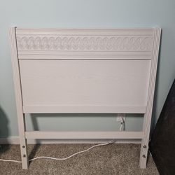 Two Twin Headboards, W/metal frames