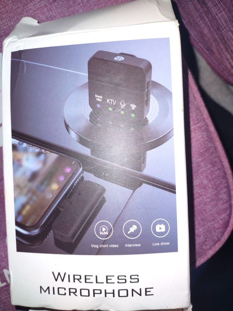 Lavalier Wireless Microphones Never Used