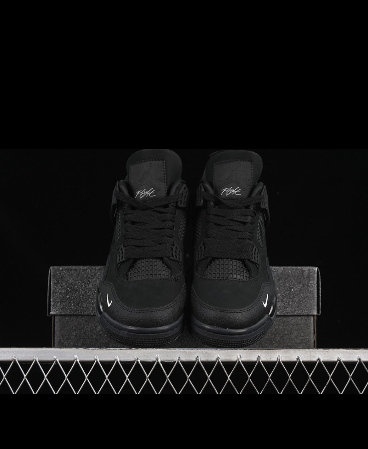 Jordan 4 Nigel X Sylvester Brick By Brick All Black