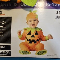 New 6-12 Mo Pumpkin Custom