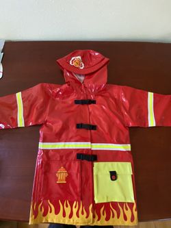 Fireman Costume Kids Size 5/6