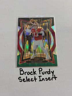 Brock Purdy San Francisco 49ers All-Pro QB Select Short Print Insert Card.