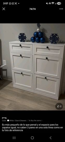 Shoe cabinet storage