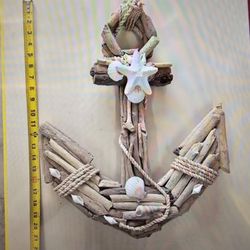 Driftwood Anchor Decore