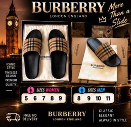 BURBERRY SLIDES