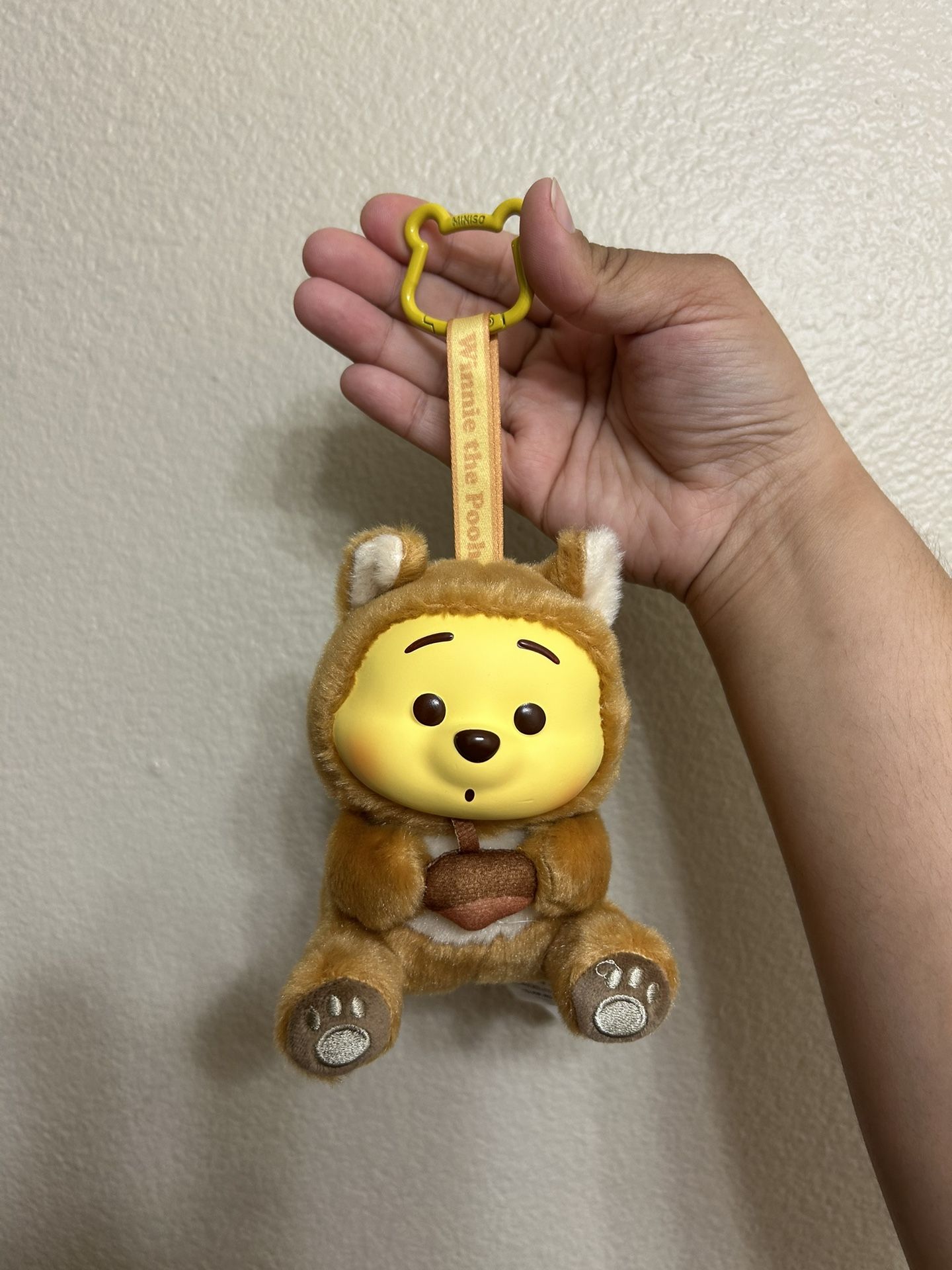 Miniso Winnie The Pooh Plush Keychain 🤎