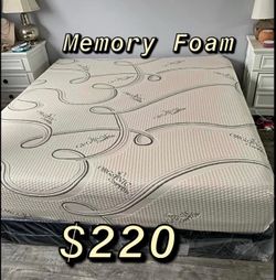 New Queen memory foam mattress only $220