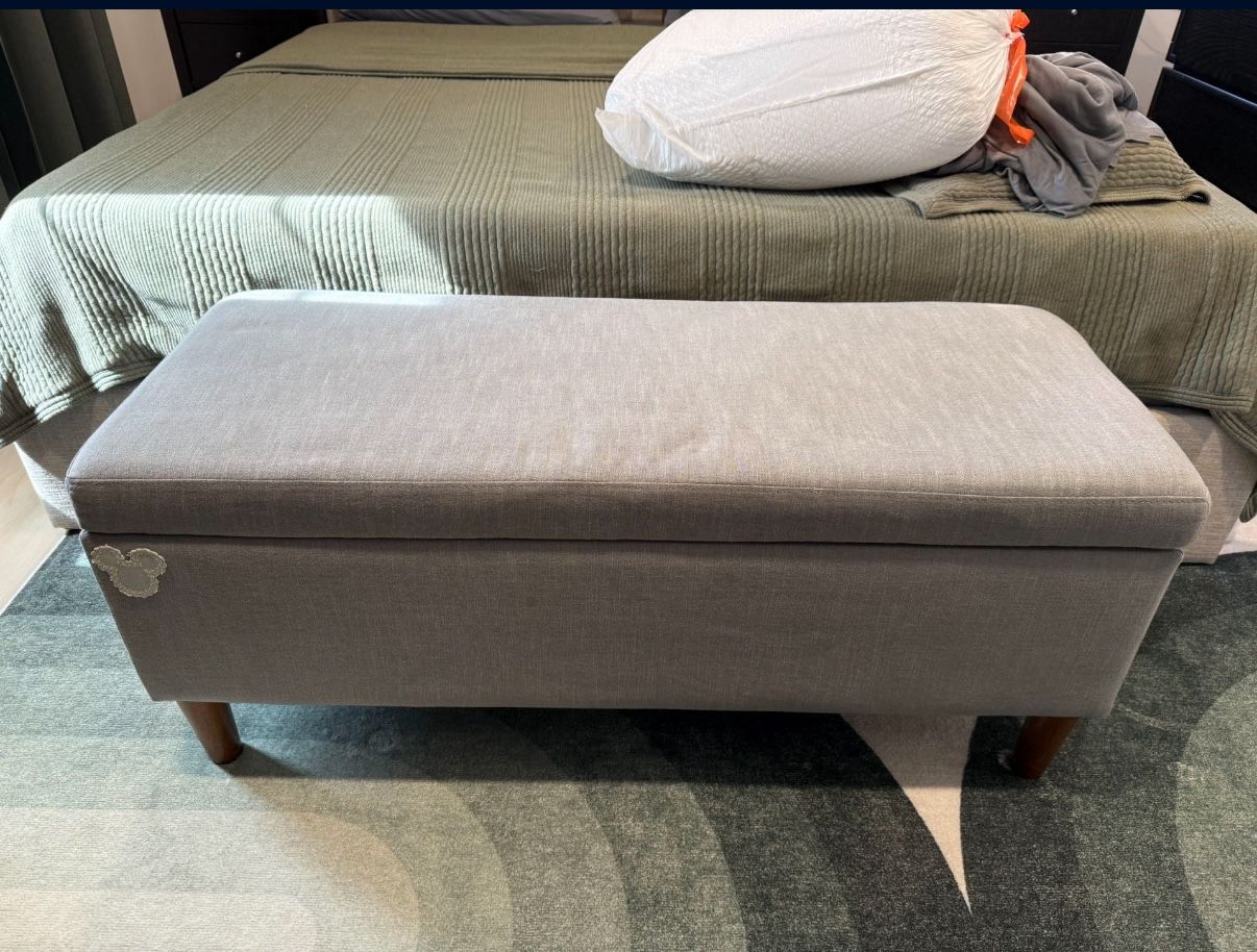 Upholstered Modern Storage Bench