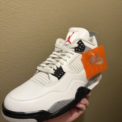 Jordan 4 White Cement