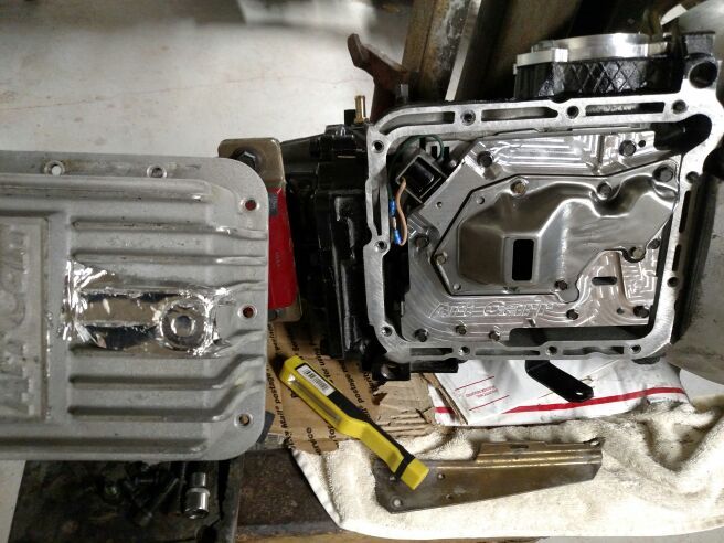 Art Carr c4 trans rev manual valve body trans brake ..Billet cervo..No converter ...No bell ...Went different route 800.00