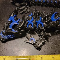 Lunar dragon 2 color 3d printed