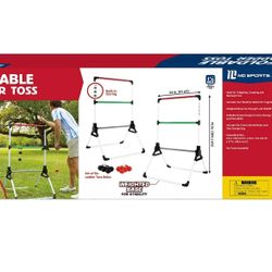 MD Sports Foldable Ladder Toss Game, Red, Green and Black New in Box 