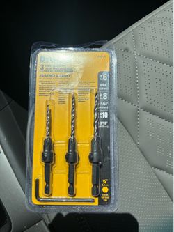 Dewalt countersinks 3pk