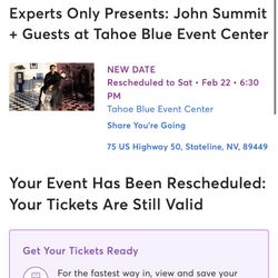 John Summit Tickets Tahoe Blue 