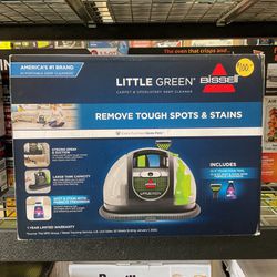 BISSELL LITTLE GREEN CARPET & UPHOLSTERY DEEP CLEANER.