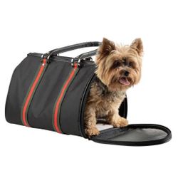 Luxury Dog Travel Carrier with Harness – Travel in Style & Comfort