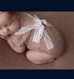 Newborn lace romper