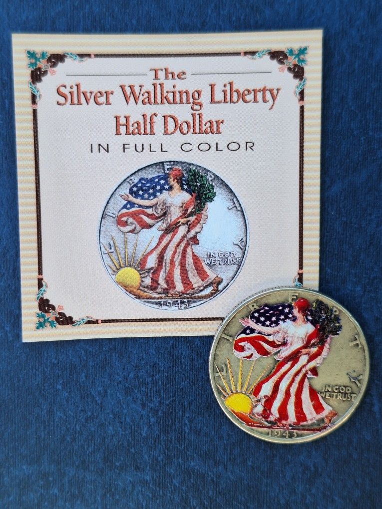 1943  Walking Liberty  Half Dollar  Rare