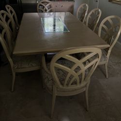 Kitchen Table With 8 Chairs 