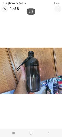 Shipping Available Brand-New Starbucks Coffee Jumbo Plastic Water Bottle With Lanyard 31 Fl. Oz.