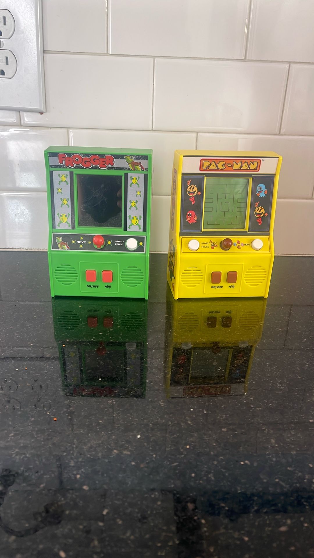 Pac Man And Frogger Hand Held Arcade Game
