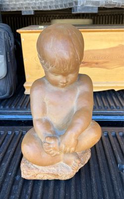 Seated Baby or Child Sculpture