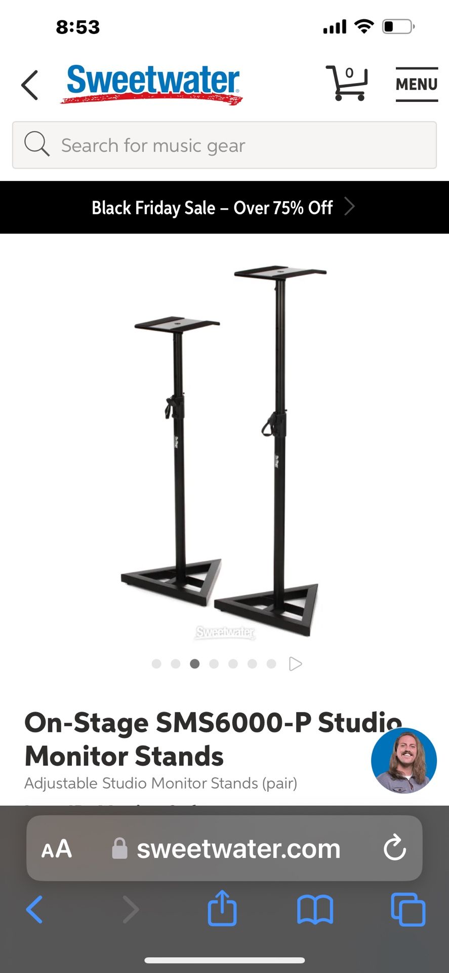 On Stage Stands