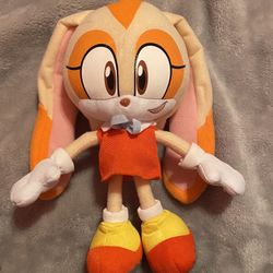 Great Eastern Sonic The Hedgehog Cream The Rabbit 7.5" Plush