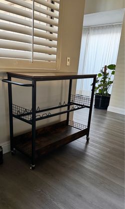 Bar Cart on wheels