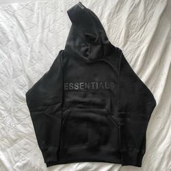 Fear of God Essentials Black Pullover Hoodie Brand New All Sizes Available 