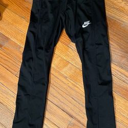 Women's Otos Black Leggings | O To S Size M Black Leggings With Pockets 