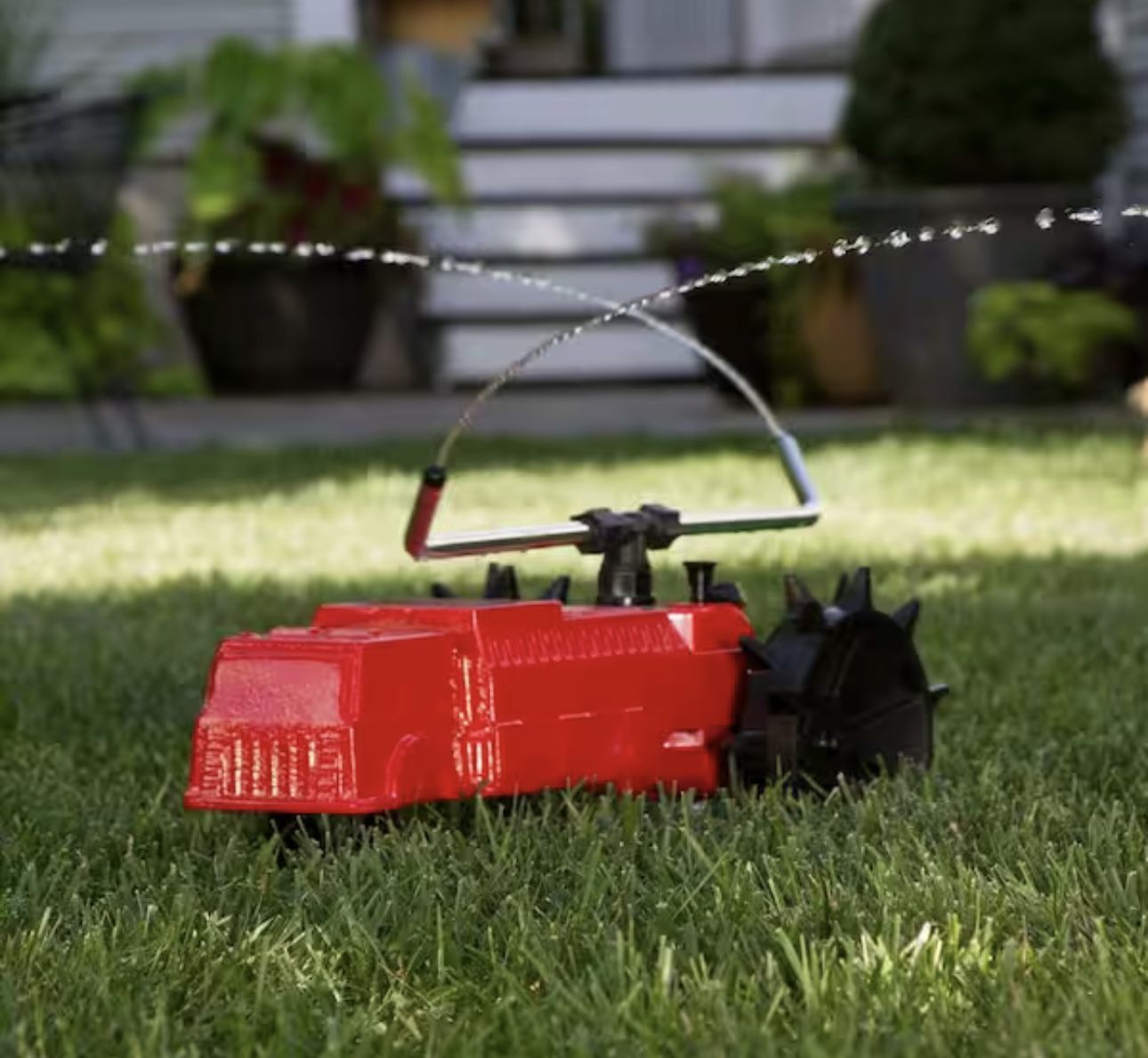 Traveling Yard Sprinkling System