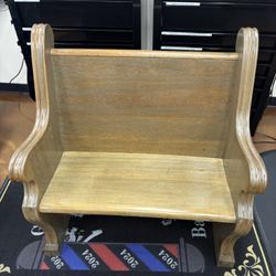 Small church pew
