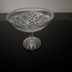 Crystal Pedestal Bowl