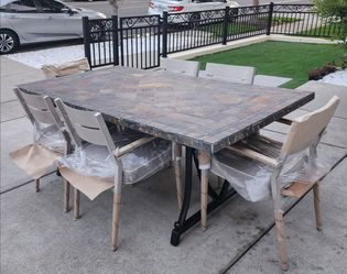 7pcs outdoor dining set