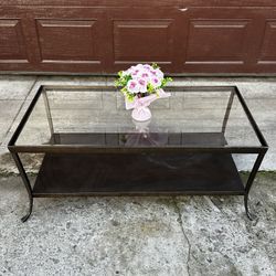 Iron Glass Coffee Table