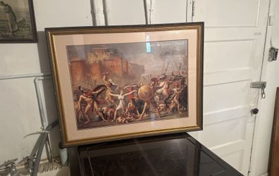 Ancient Battle - Les Sabines by Jacques-Louis David