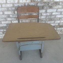 Antique School Desk 