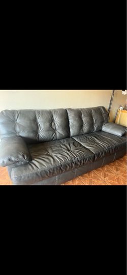 Leather couch