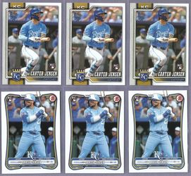 23 CARTER JENSEN Royals rookie cards