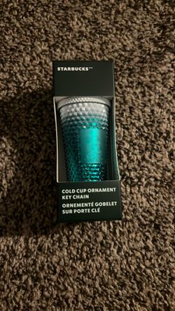 Disney Parks Starbucks Mickey Mouse Cold Cup Ornament Keychain 2023