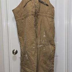 Key Imperial Brown Insulated Bibs Men's XL