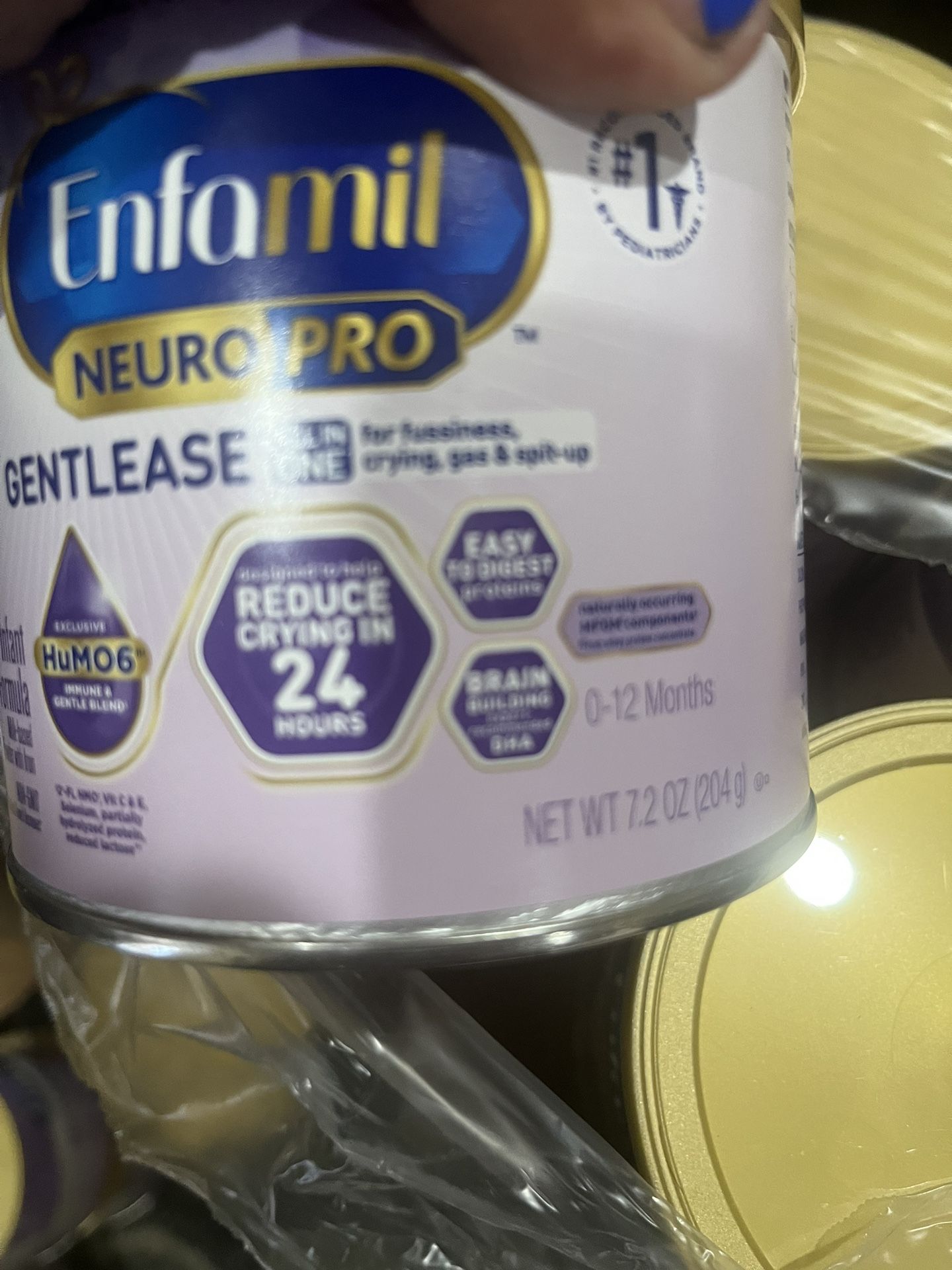 Formula 7.2oz cans $9 each