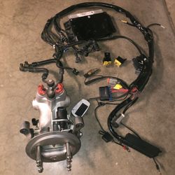 Harley FLH EFI 38mm Throttle Body And Wire Harness