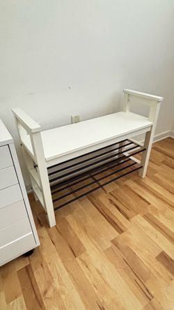Ikea Shoe rack  bench