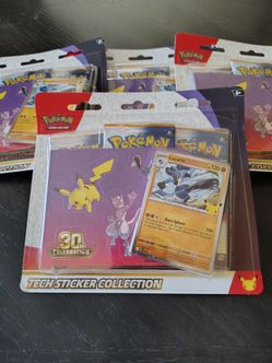 Pokemon 30th Anniversary Celebrations Tech Sticker Collection