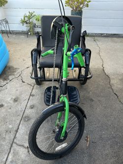 Triciclo adaptado de mano (Handcycle)