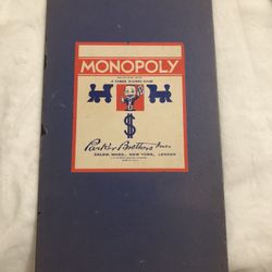 Vintage 1937 Monopoly Game Complete 