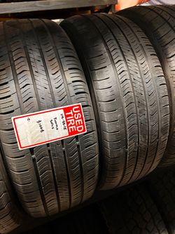 2 USED 21555R18 Kumho All SEASON tires for $100 installed and balance.  21555R18 215 55 18 215 55 R 18 215/55/18 215/55/R18  Texas Extreme Tire