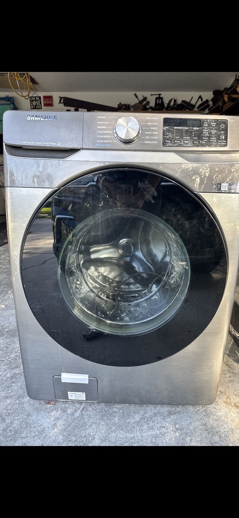 Samsung front in washing machine